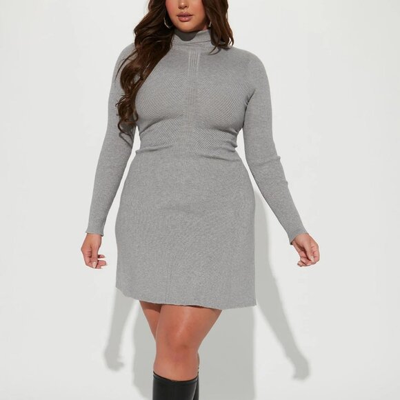 Arissa Sweater Mini Dress - Picture 1 of 3